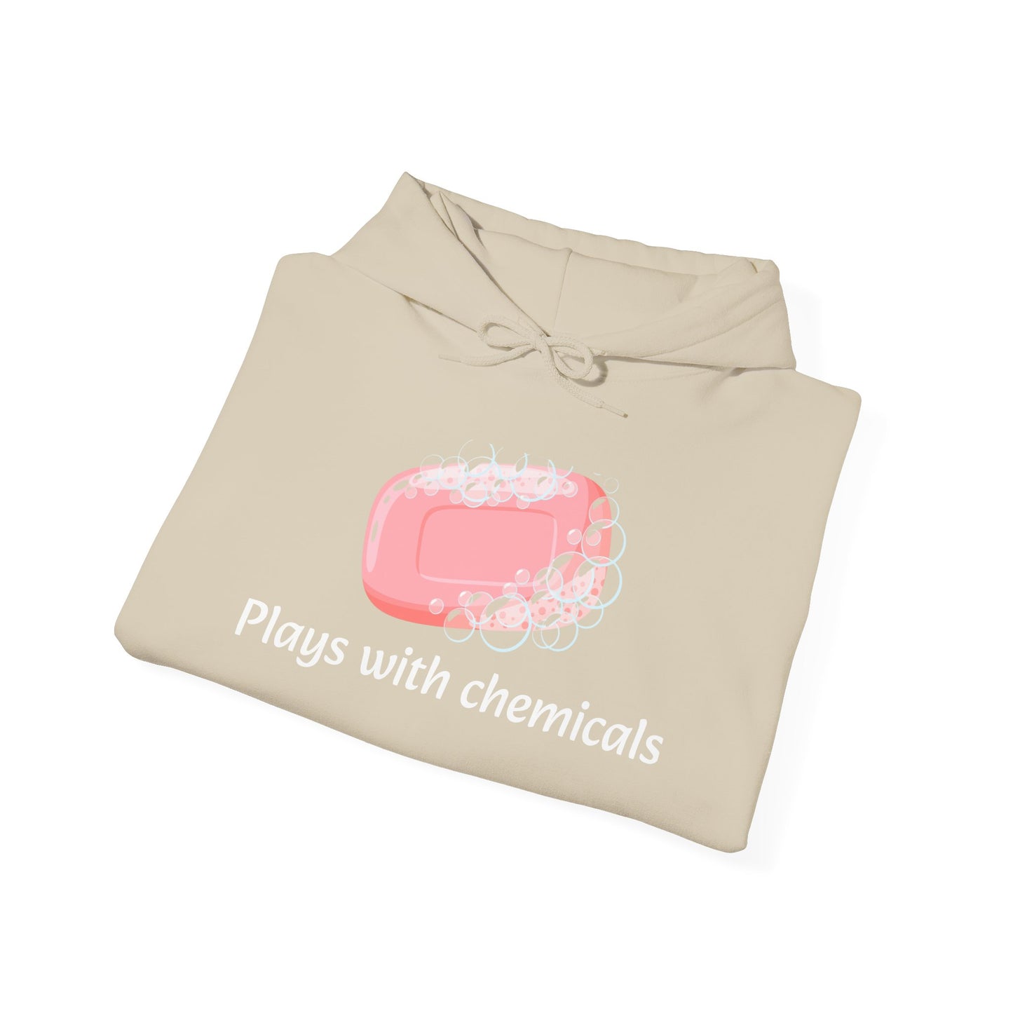 Cozy Unisex Hooded Sweatshirt with Playful Design, Casual Comfort, Gift for Friends, Homewear, Lounge Apparel