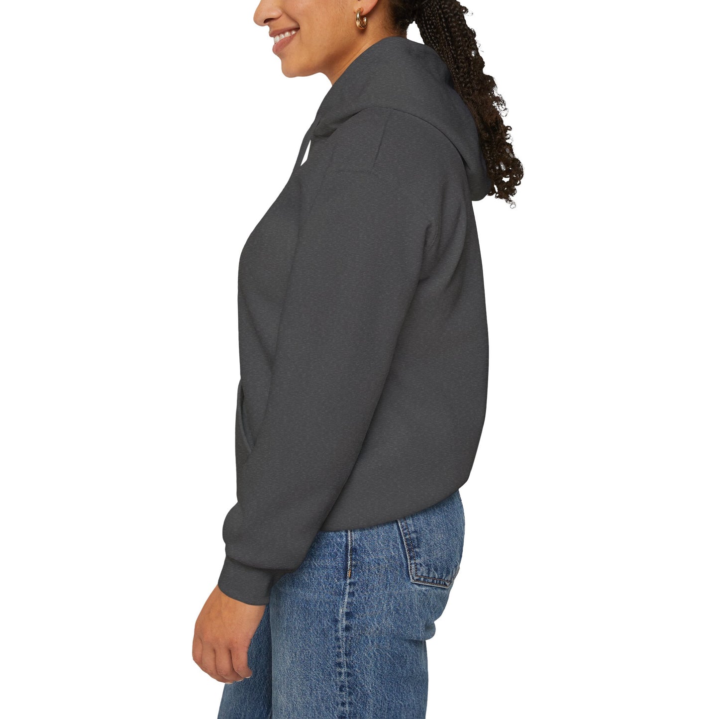 Cozy Unisex Hooded Sweatshirt with Playful Design, Casual Comfort, Gift for Friends, Homewear, Lounge Apparel