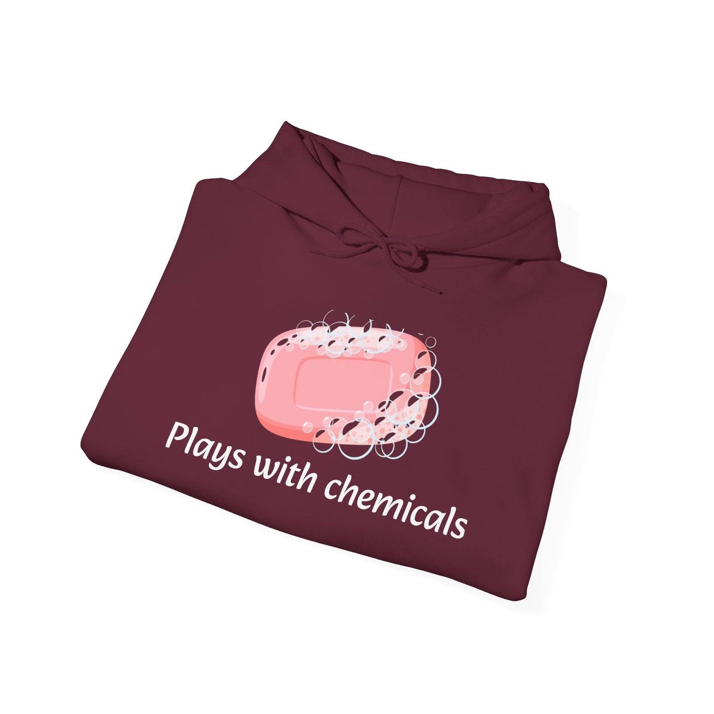 Cozy Unisex Hooded Sweatshirt with Playful Design, Casual Comfort, Gift for Friends, Homewear, Lounge Apparel