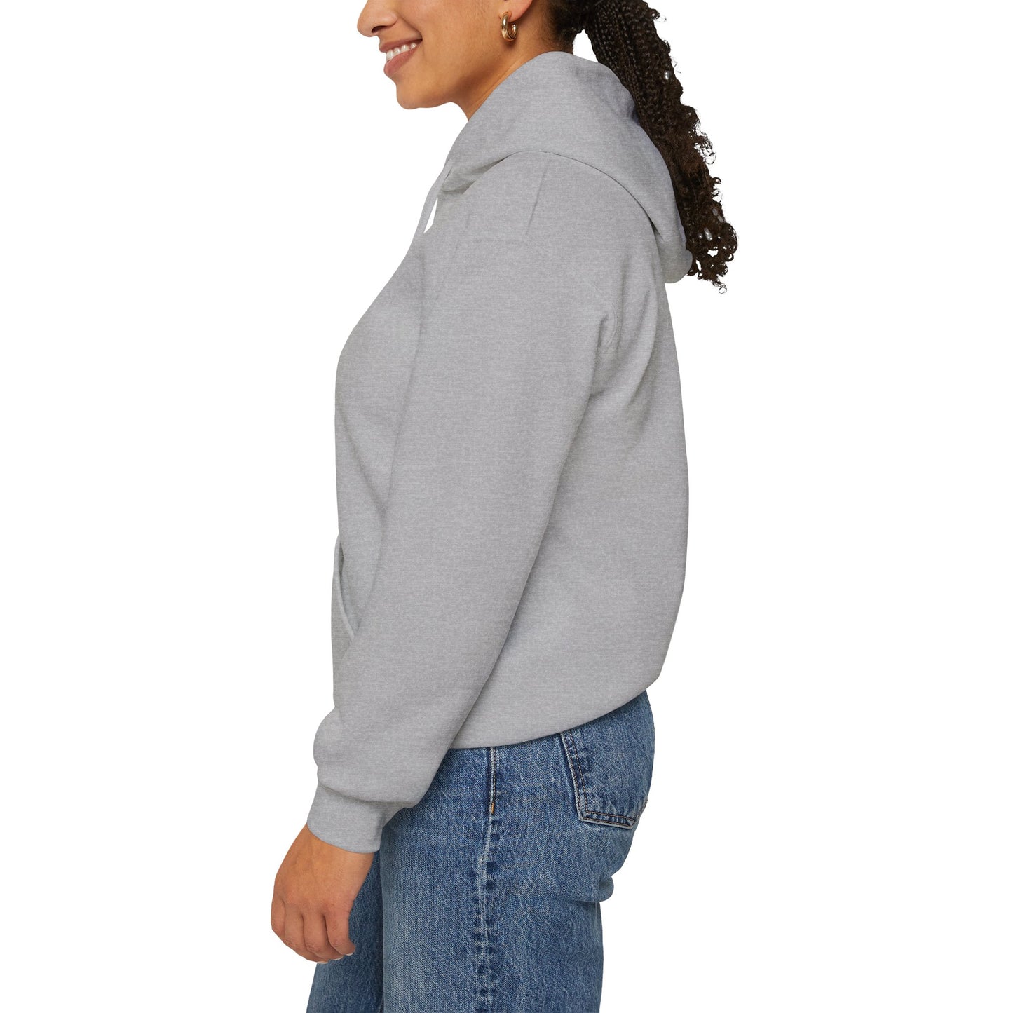 Cozy Unisex Hooded Sweatshirt with Playful Design, Casual Comfort, Gift for Friends, Homewear, Lounge Apparel