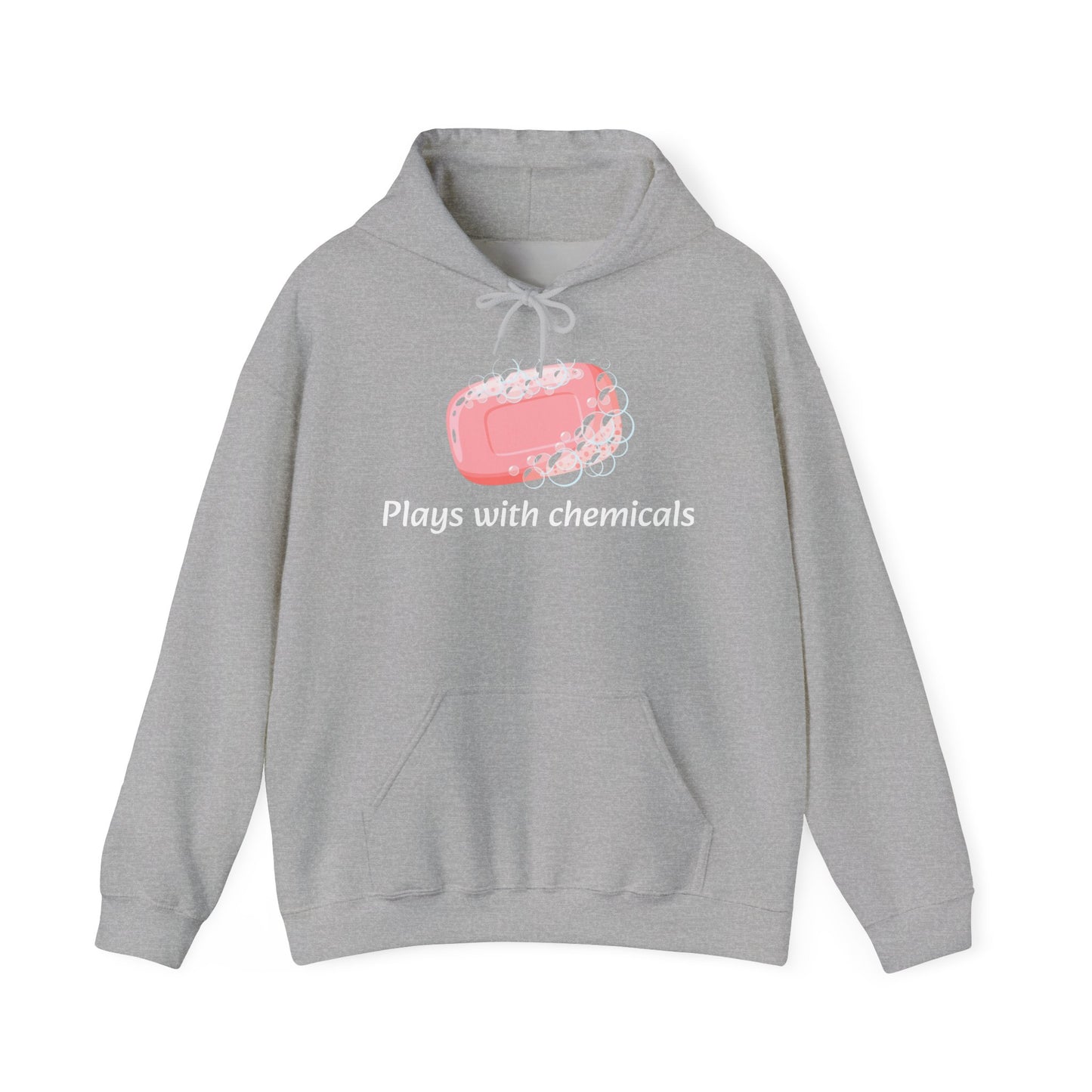 Cozy Unisex Hooded Sweatshirt with Playful Design, Casual Comfort, Gift for Friends, Homewear, Lounge Apparel