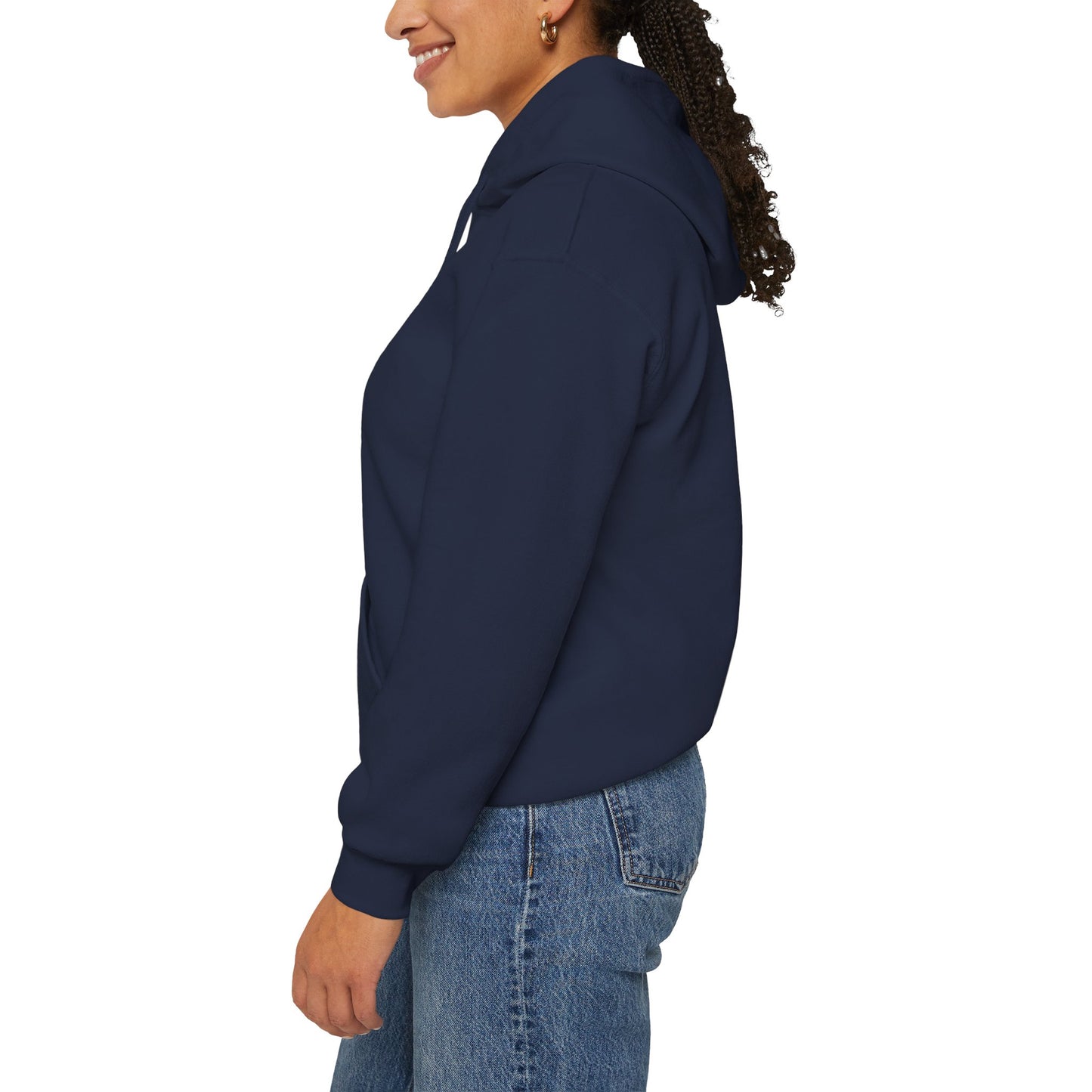 Cozy Unisex Hooded Sweatshirt with Playful Design, Casual Comfort, Gift for Friends, Homewear, Lounge Apparel