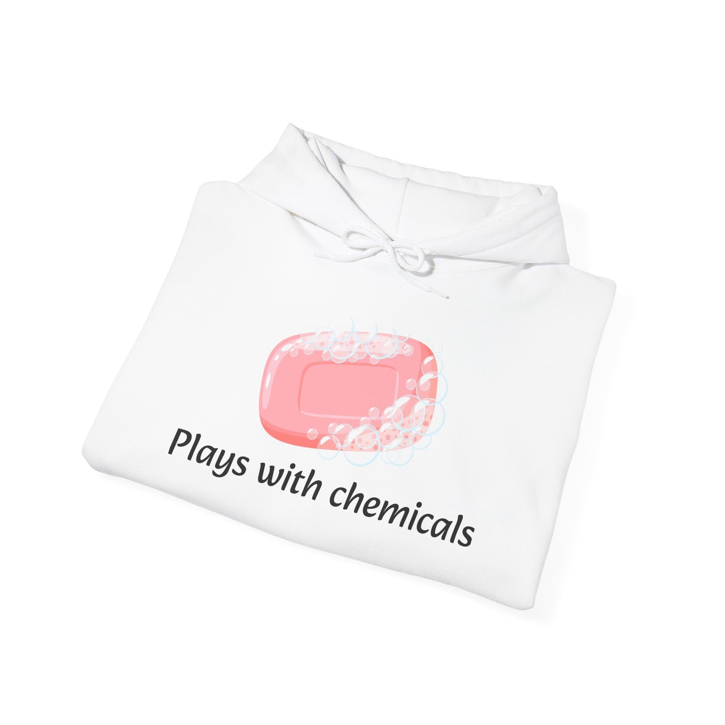 Cozy Unisex Hooded Sweatshirt with Playful Design, Casual Comfort, Gift for Friends, Homewear, Lounge Apparel