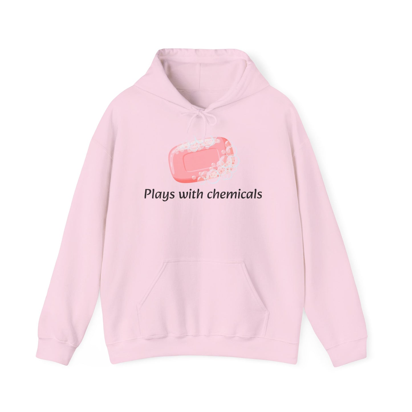 Cozy Unisex Hooded Sweatshirt with Playful Design, Casual Comfort, Gift for Friends, Homewear, Lounge Apparel