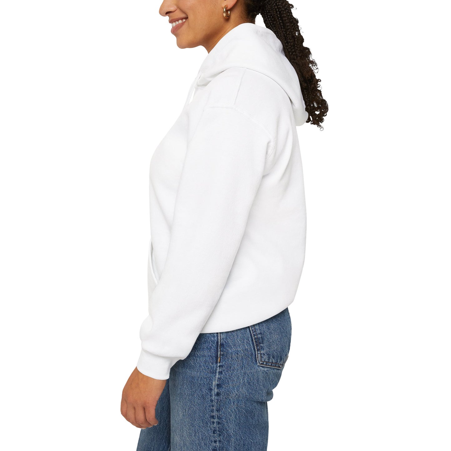 Cozy Unisex Hooded Sweatshirt with Playful Design, Casual Comfort, Gift for Friends, Homewear, Lounge Apparel