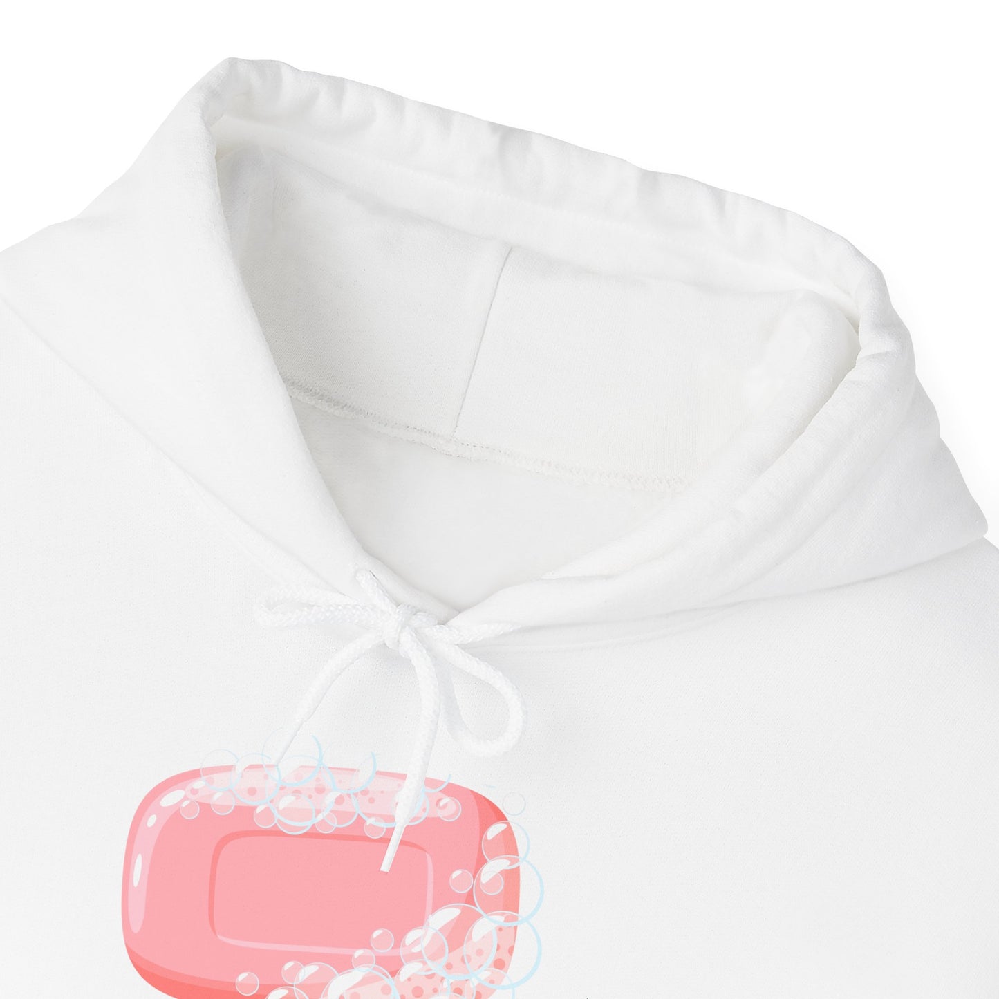 Cozy Unisex Hooded Sweatshirt with Playful Design, Casual Comfort, Gift for Friends, Homewear, Lounge Apparel