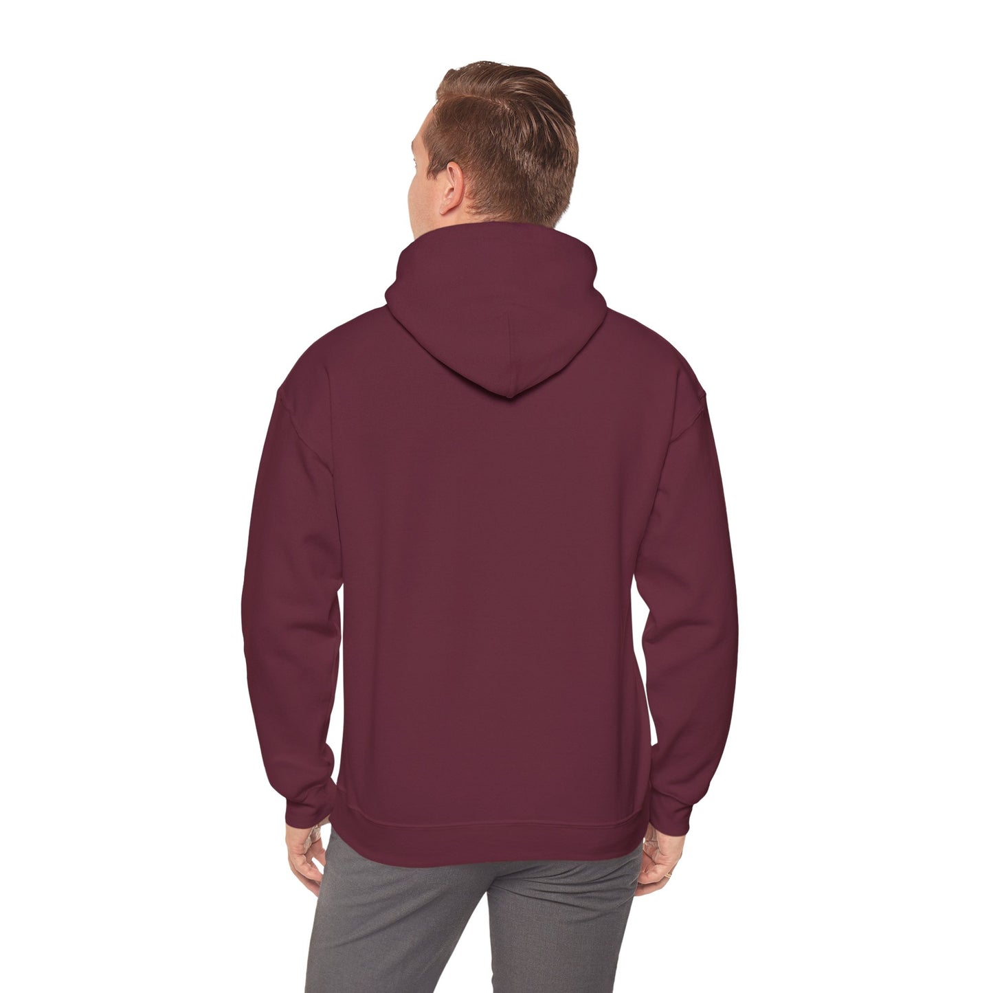 Cozy Unisex Hooded Sweatshirt with Playful Design, Casual Comfort, Gift for Friends, Homewear, Lounge Apparel