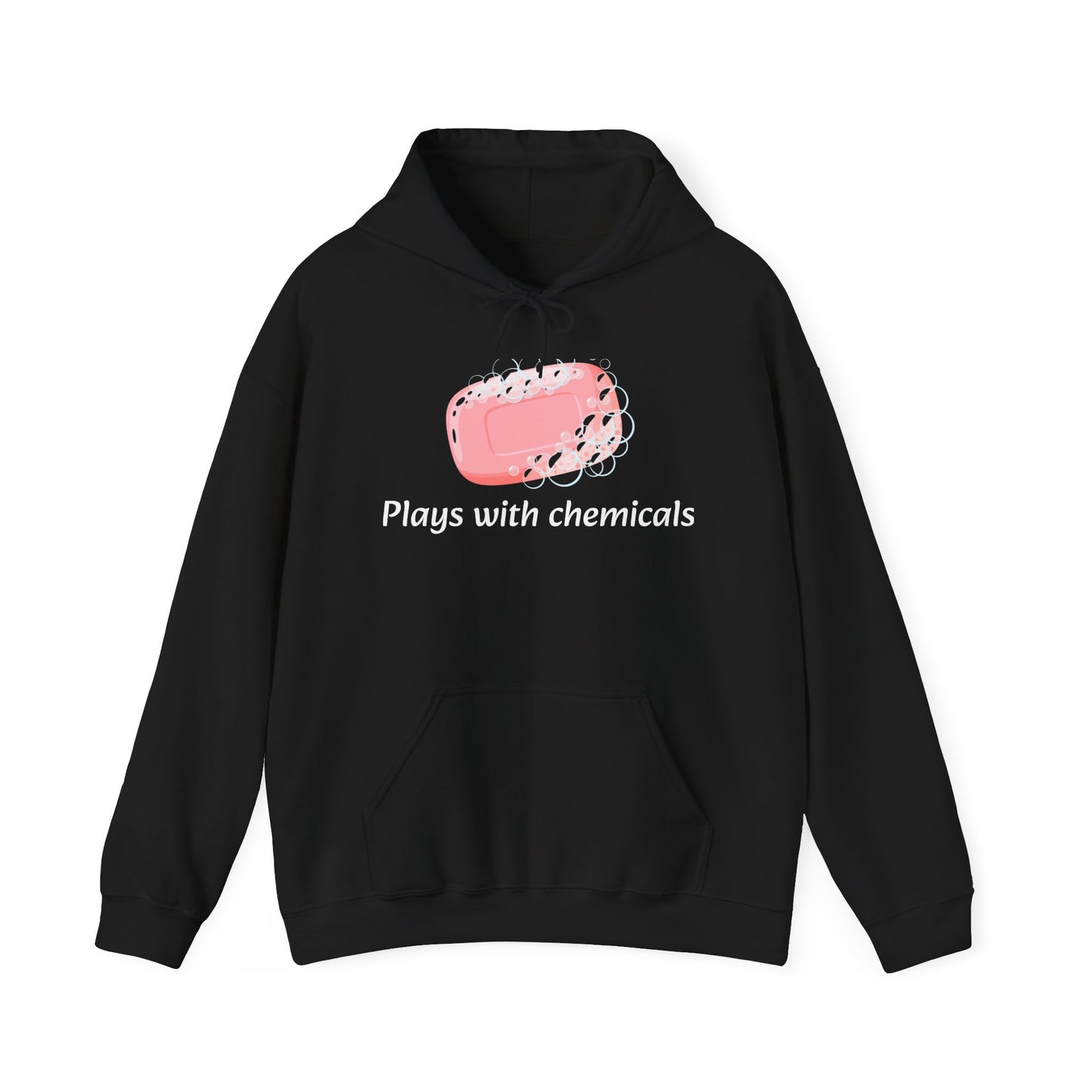 Cozy Unisex Hooded Sweatshirt with Playful Design, Casual Comfort, Gift for Friends, Homewear, Lounge Apparel