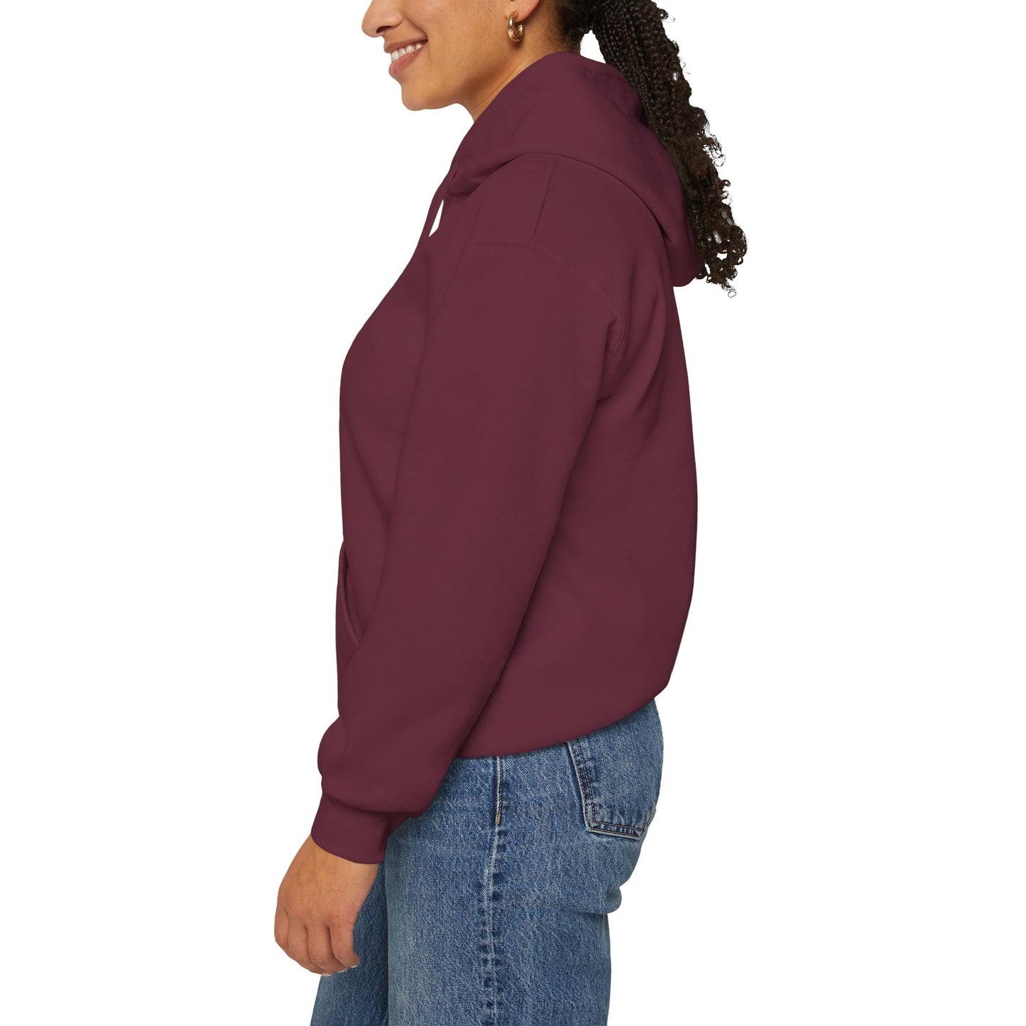 Cozy Unisex Hooded Sweatshirt with Playful Design, Casual Comfort, Gift for Friends, Homewear, Lounge Apparel