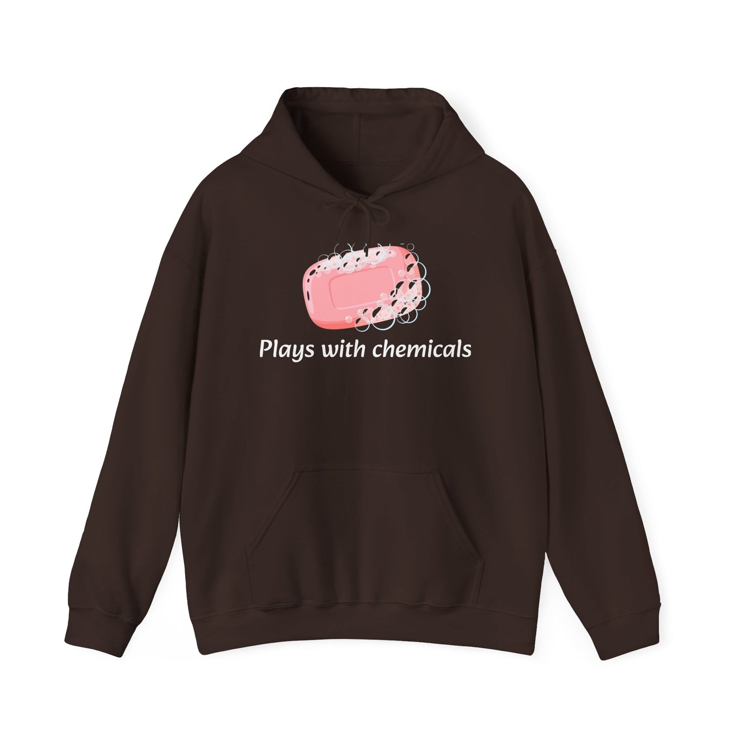 Cozy Unisex Hooded Sweatshirt with Playful Design, Casual Comfort, Gift for Friends, Homewear, Lounge Apparel