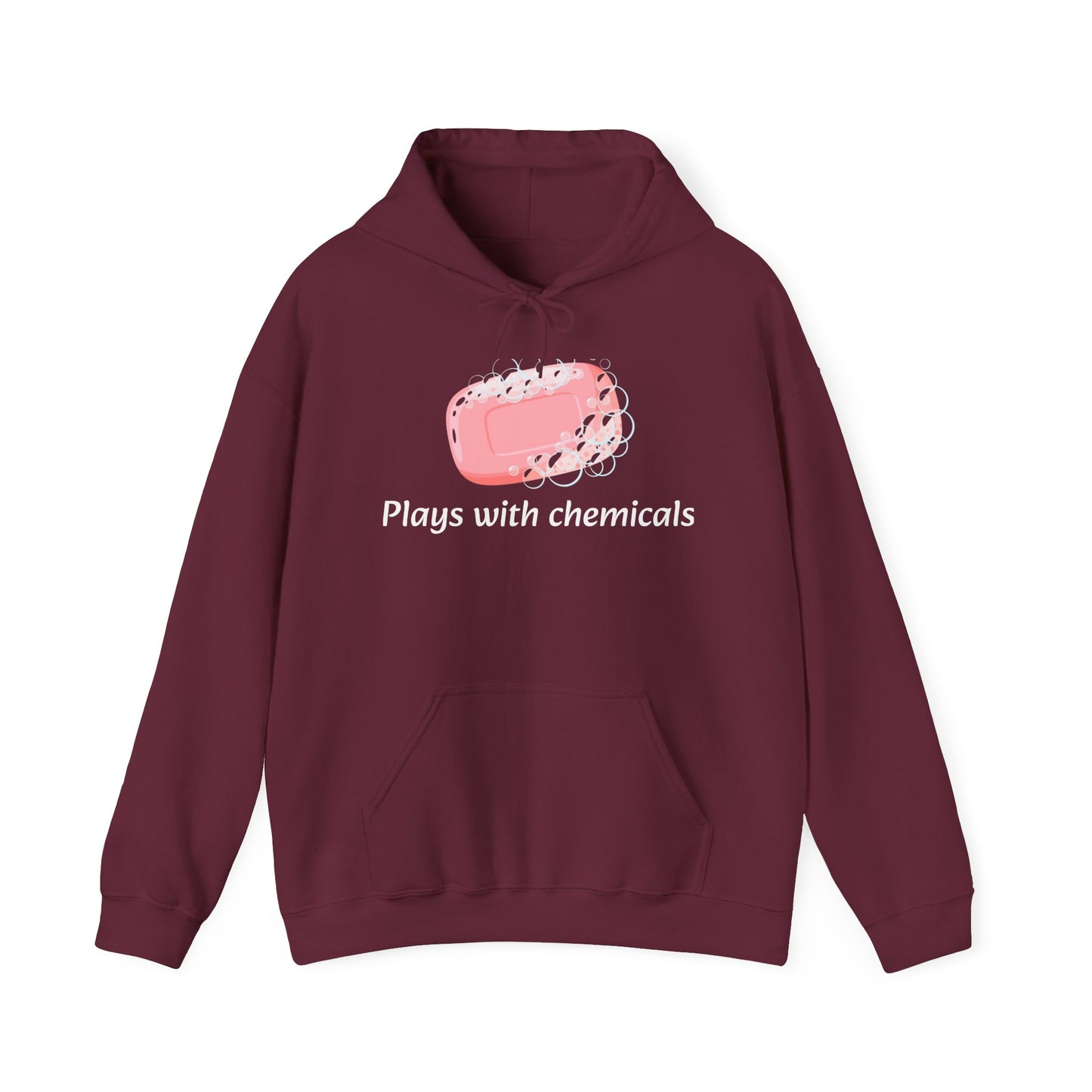 Cozy Unisex Hooded Sweatshirt with Playful Design, Casual Comfort, Gift for Friends, Homewear, Lounge Apparel