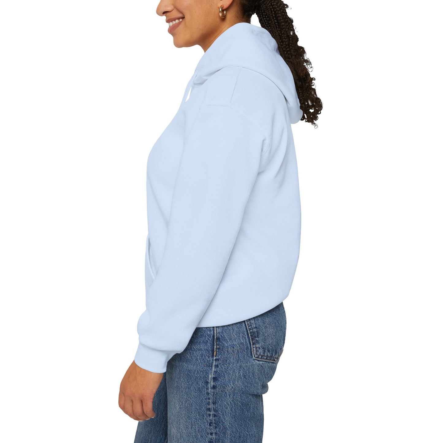 Cozy Unisex Hooded Sweatshirt with Playful Design, Casual Comfort, Gift for Friends, Homewear, Lounge Apparel