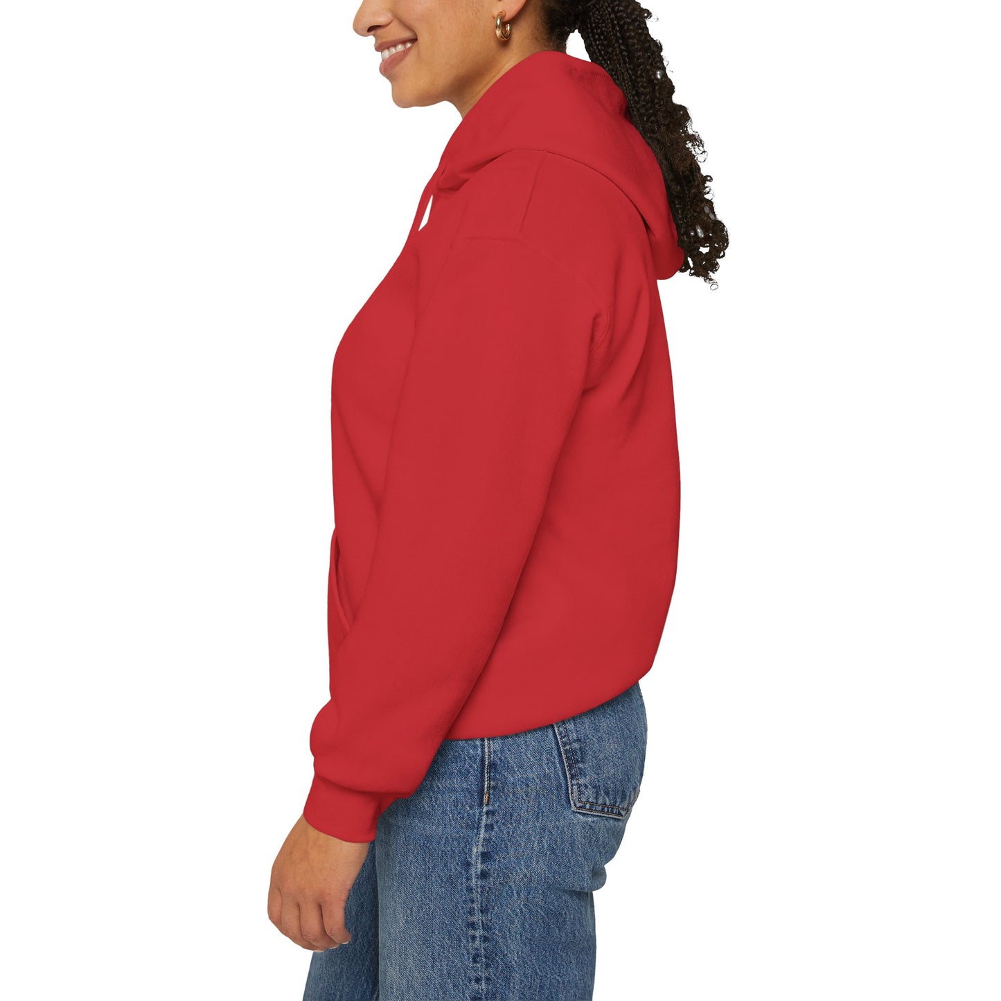 Cozy Unisex Hooded Sweatshirt with Playful Design, Casual Comfort, Gift for Friends, Homewear, Lounge Apparel