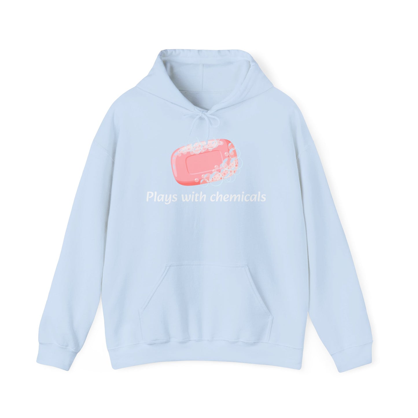 Cozy Unisex Hooded Sweatshirt with Playful Design, Casual Comfort, Gift for Friends, Homewear, Lounge Apparel
