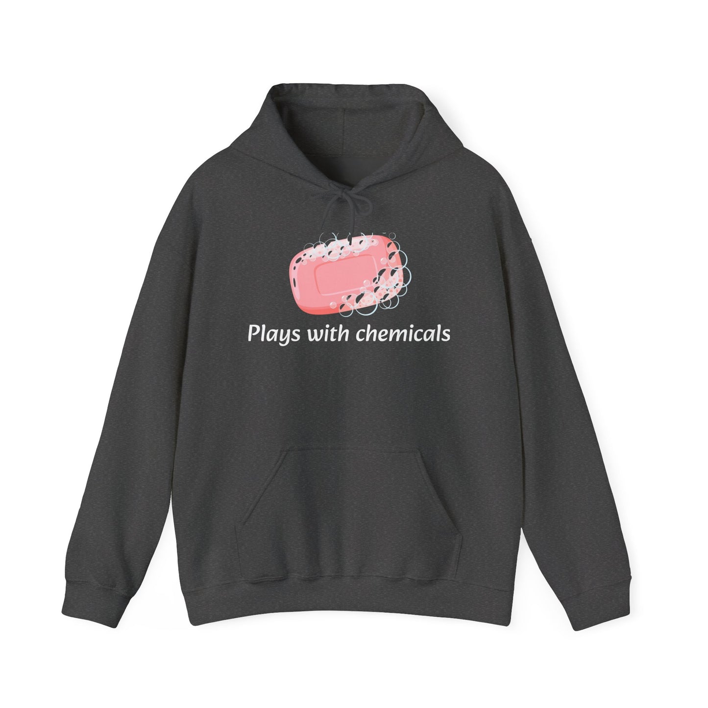 Cozy Unisex Hooded Sweatshirt with Playful Design, Casual Comfort, Gift for Friends, Homewear, Lounge Apparel