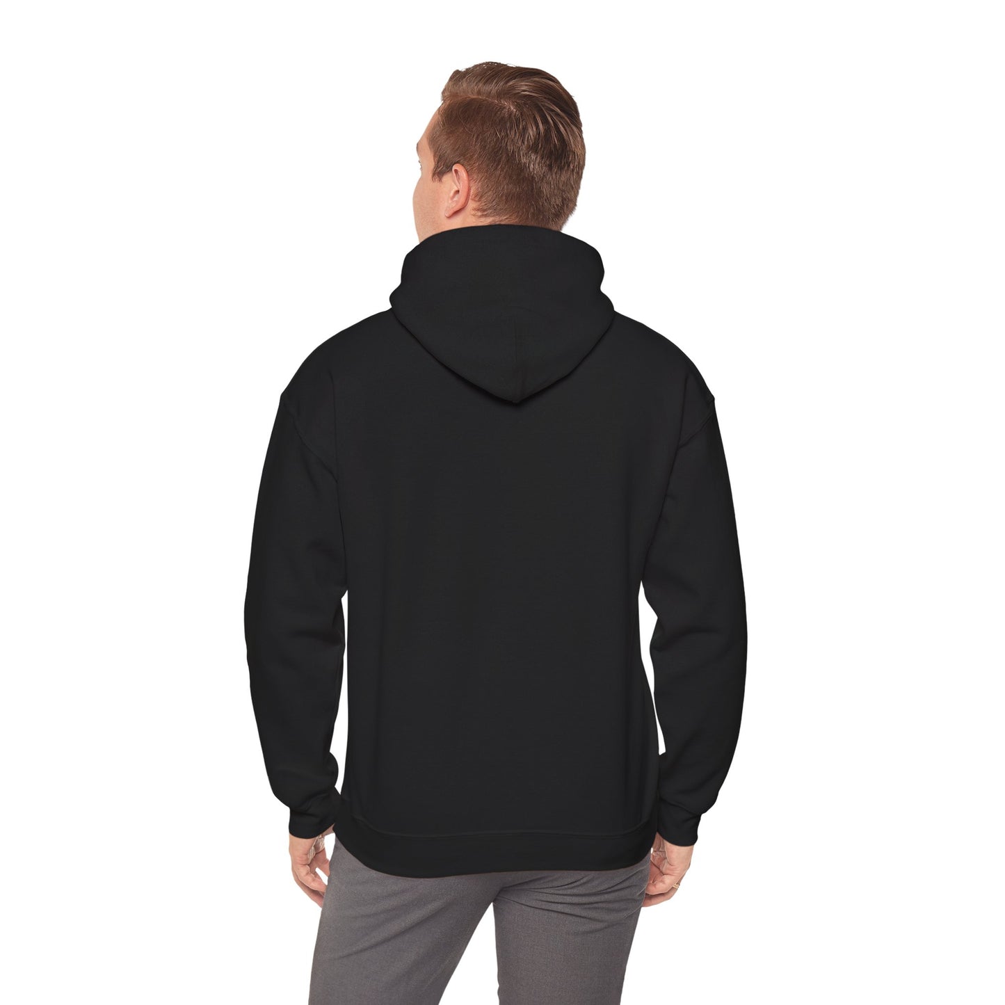 Cozy Unisex Hooded Sweatshirt with Playful Design, Casual Comfort, Gift for Friends, Homewear, Lounge Apparel