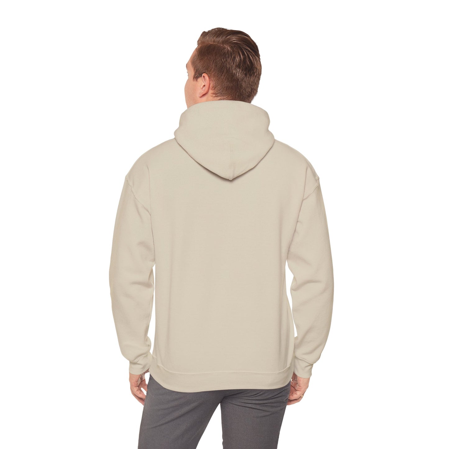Cozy Unisex Hooded Sweatshirt with Playful Design, Casual Comfort, Gift for Friends, Homewear, Lounge Apparel