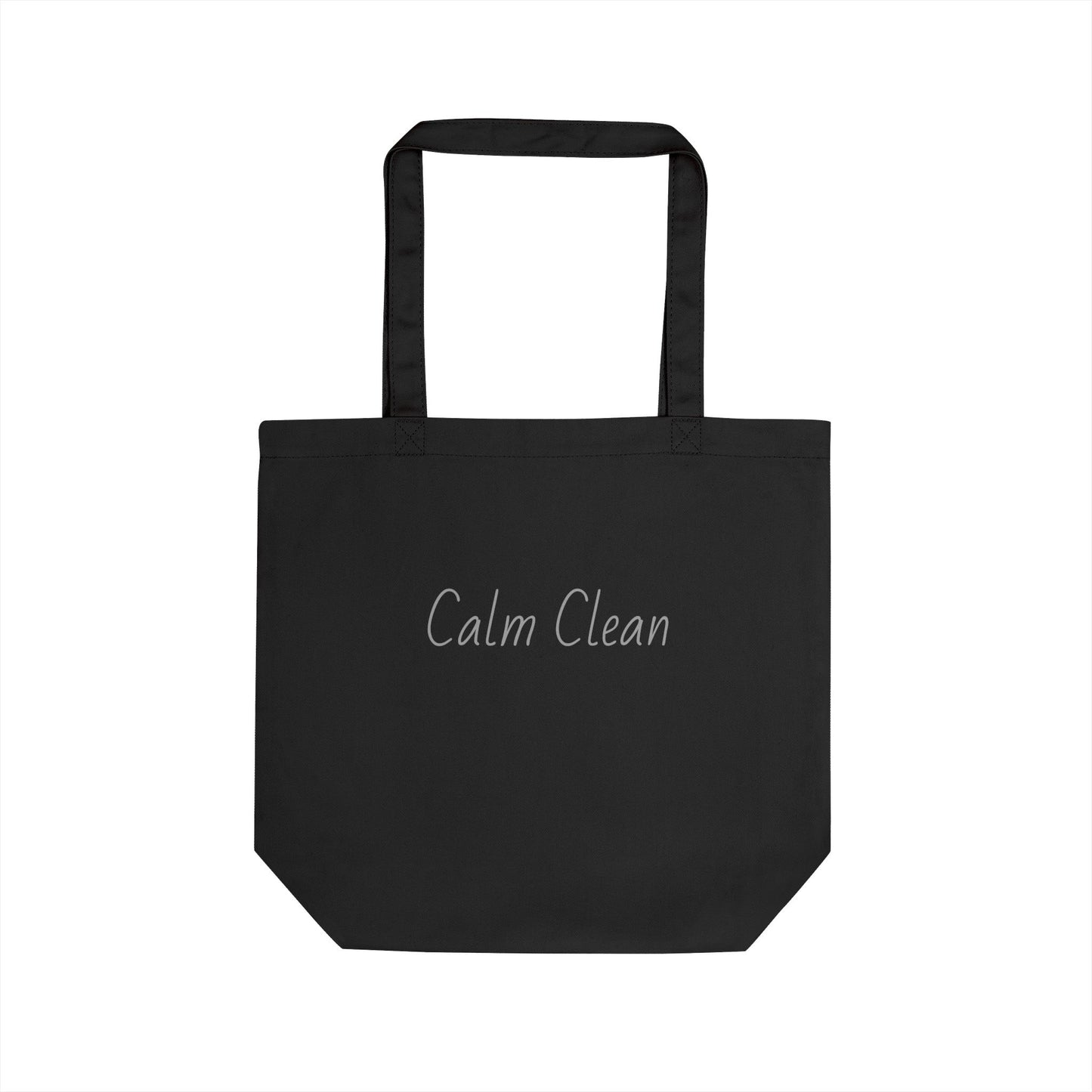 Eco-Friendly Tote Bag - "Calm Clean" Design for Groceries, Beach, Shopping, Gifts, Reusable Bags