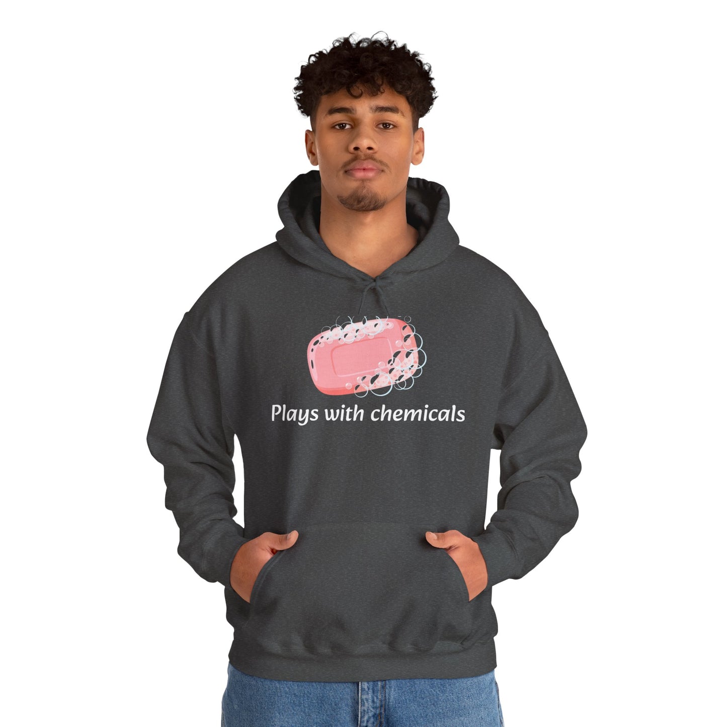 Cozy Unisex Hooded Sweatshirt with Playful Design, Casual Comfort, Gift for Friends, Homewear, Lounge Apparel