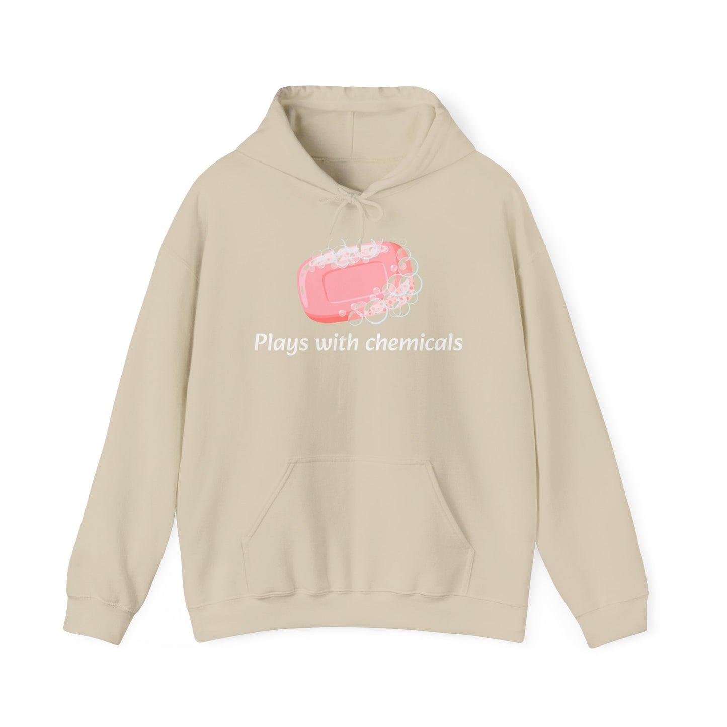 Cozy Unisex Hooded Sweatshirt with Playful Design, Casual Comfort, Gift for Friends, Homewear, Lounge Apparel