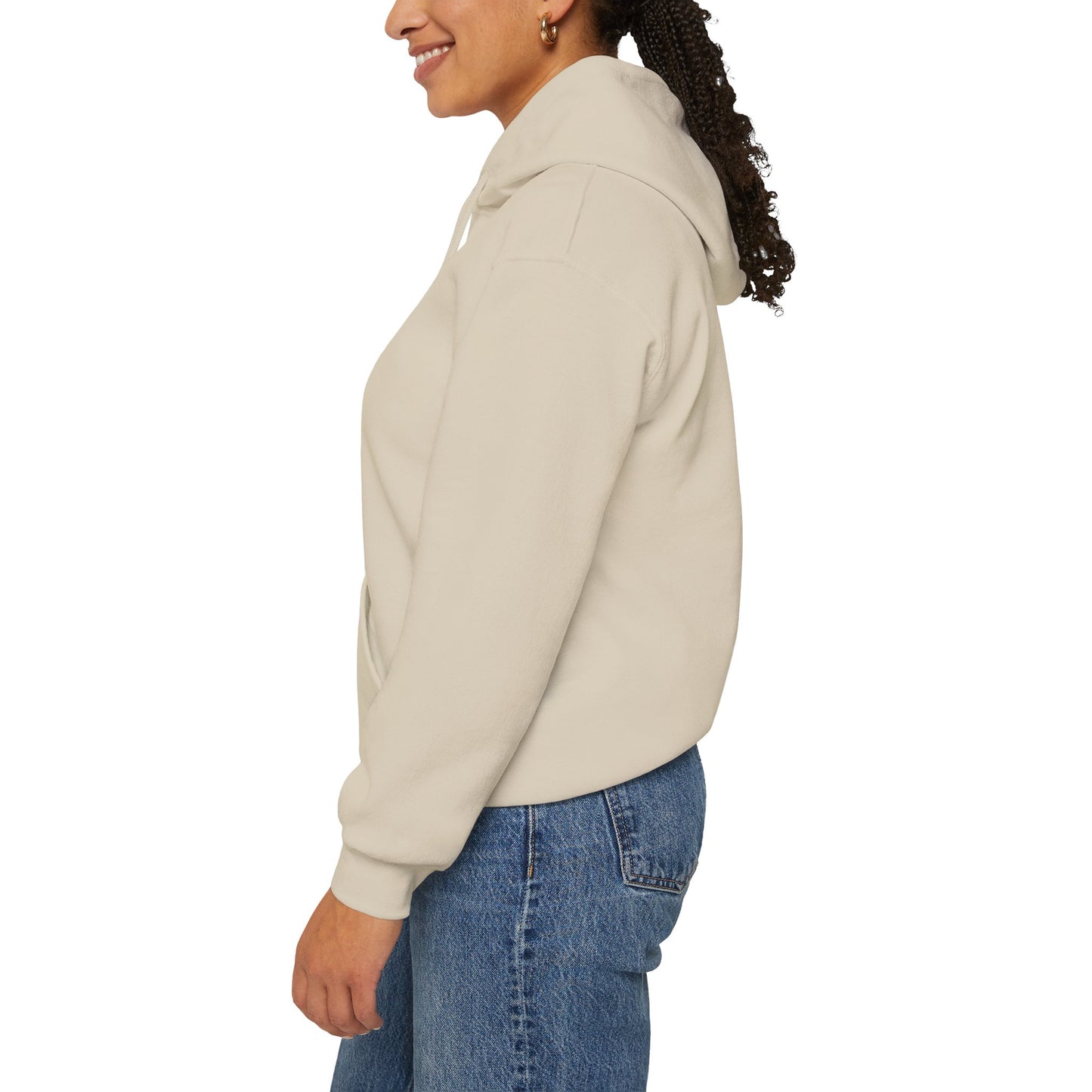 Cozy Unisex Hooded Sweatshirt with Playful Design, Casual Comfort, Gift for Friends, Homewear, Lounge Apparel