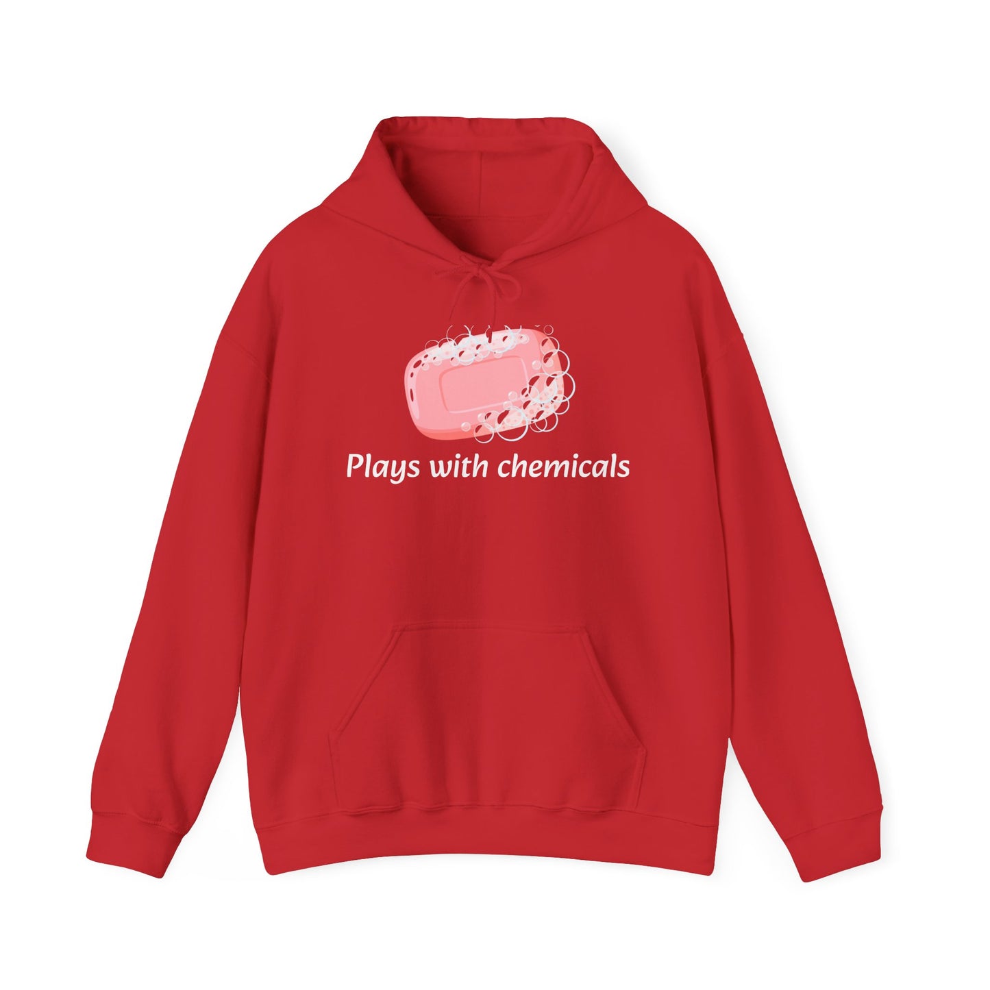 Cozy Unisex Hooded Sweatshirt with Playful Design, Casual Comfort, Gift for Friends, Homewear, Lounge Apparel