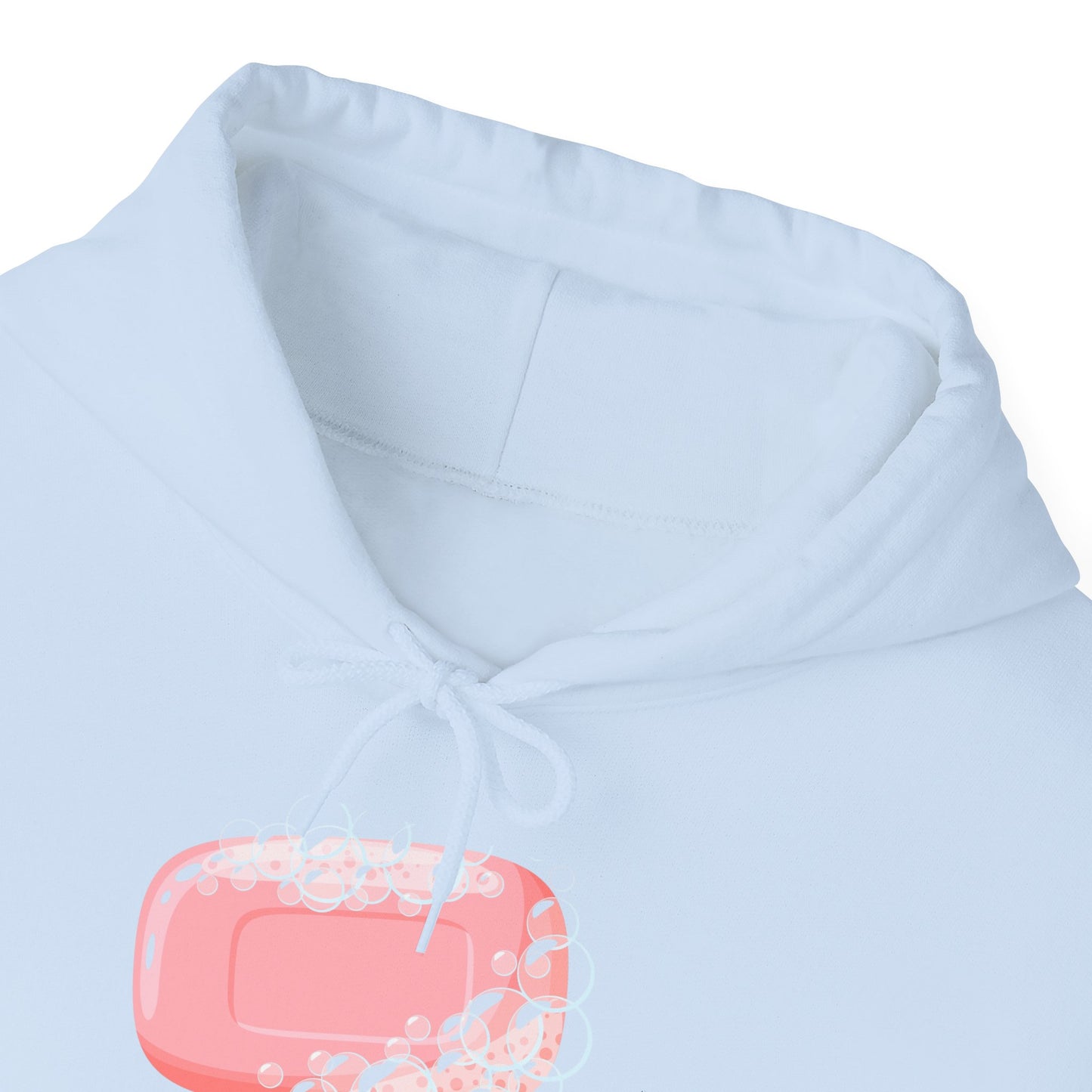Cozy Unisex Hooded Sweatshirt with Playful Design, Casual Comfort, Gift for Friends, Homewear, Lounge Apparel