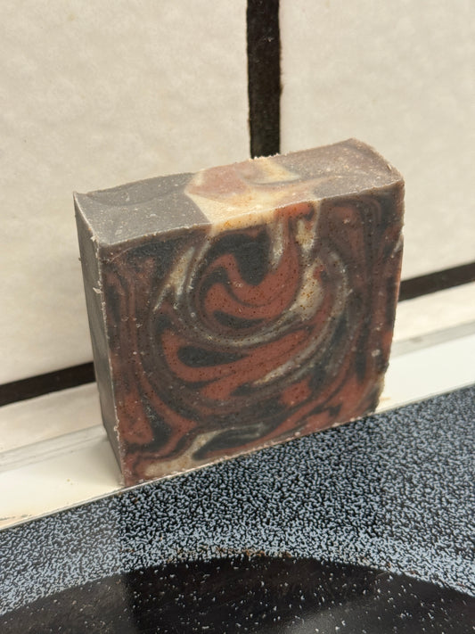 Warm Rustic Woods Exfoliating Goat Milk Soap